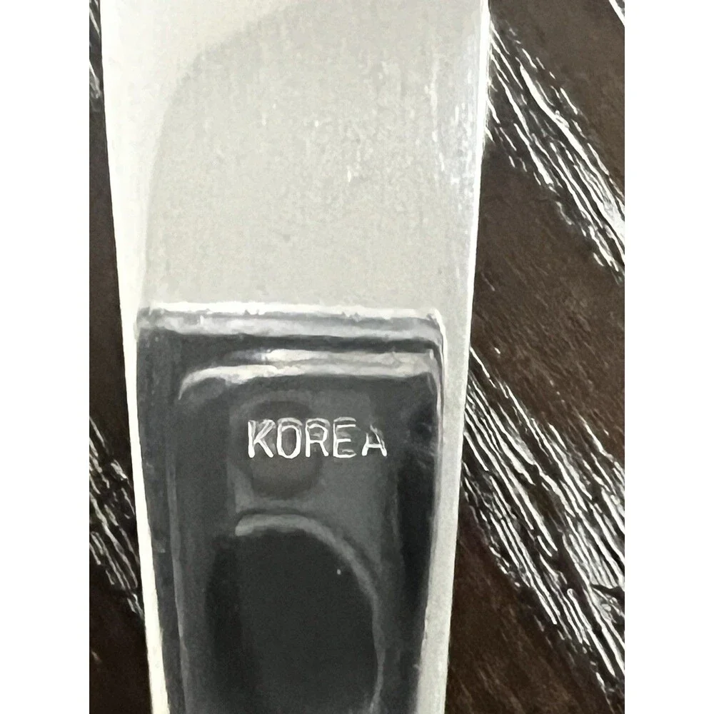 12 Interpur INR3 Cottage Rose Stainless Steel spoons Knives Flatware Korea